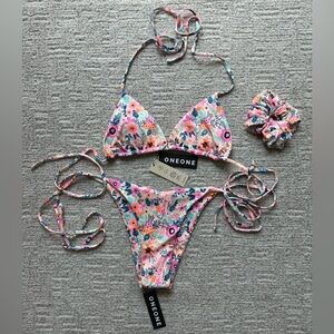 Oneone Swimwear Ariel Bikini and Scrunchie